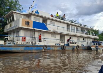 Barco Saúde da Prefeitura de Porto Velho inicia atendimentos da população ribeirinha, no distrito de Nazaré