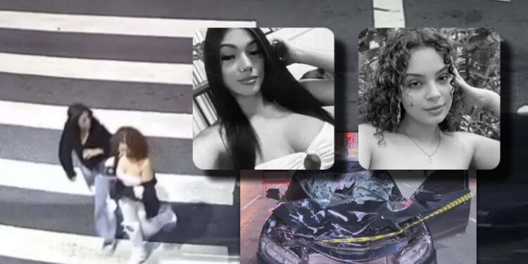 Jovem vai comemorar que conseguiu o primeiro emprego e morre atropelada junto com amiga; veja vídeo