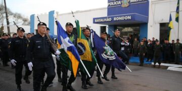 Batalhão Rondon – 1º Batalhão da Polícia Militar troca de comandante
