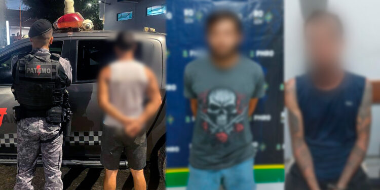Ji-Paraná – PATAMO do 2º BPM atua com eficácia e prende três foragidos da Justiça em ações distintas