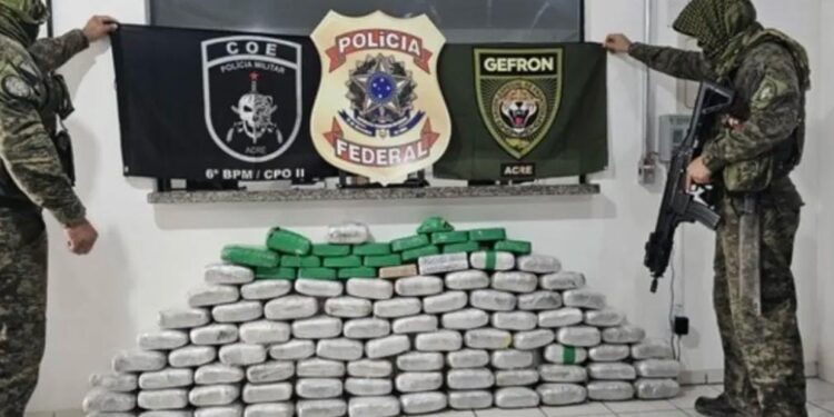 Gefron já apreendeu mais de 200 quilos de drogas este ano no Acre
