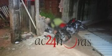 Motociclista morre após errar curva e bater contra muro no Quinari