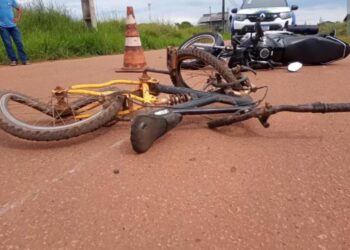 Morre criança atropelada enquanto andava de bicicleta