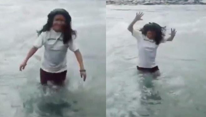 “Mamãe”: mulher morre afogada na frente da filha enquanto gravava vídeo para as redes sociais; veja o vídeo