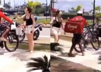 Delegada surta com entregador que não subiu com pedido até seu apartamento: ‘Bora, seu vagabundo!’; veja vídeo