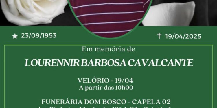NOTA DE PESAR:O falecimento de Lourennir Barbosa Cavalcante – CRECI/RO