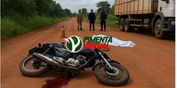 Motociclista morre em colisão frontal na estrada do calcário, na zona rural