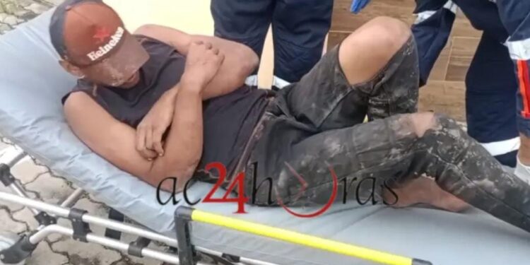 Homem acusado de roubo é agredido com barra de ferro