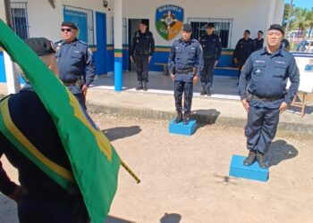Solenidade militar marca passagem de comando do 1º Pelotão do 7º BPM em Monte Negro