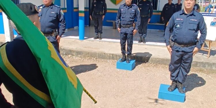 Solenidade militar marca passagem de comando do 1º Pelotão do 7º BPM em Monte Negro