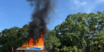 DRAGA DESTRUÍDA: PF e Ibama combatem crimes ambientais em RO