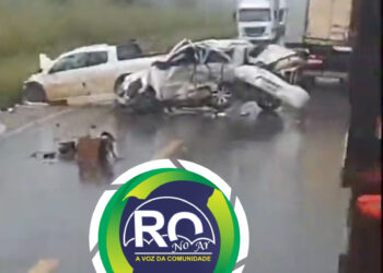 Acidente na BR-364 deixa seis feridos e interdita rodovia entre Pimenta Bueno e Vilhena – VEJA O VÍDEO