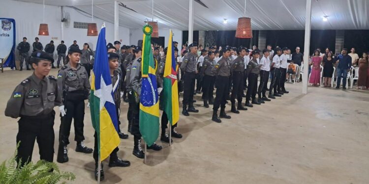 Cipo realiza Aula Inaugural do Programa Social Polícia Militar Mirim em Buritis