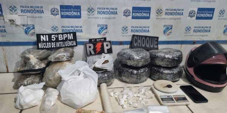 Polícia Militar apreende drogas em Porto Velho