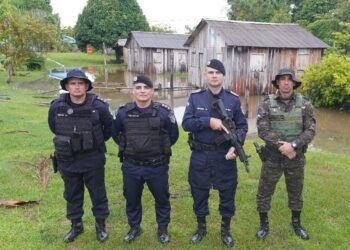 Comandante-geral da PM visita em toda região do Baixo Madeira