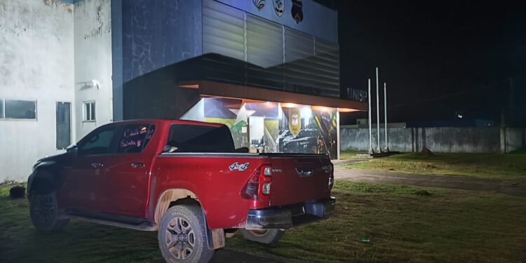 10º BPM – Polícia Militar em Nova Brasilândia do Oeste recupera caminhonete furtada no município de Ariquemes