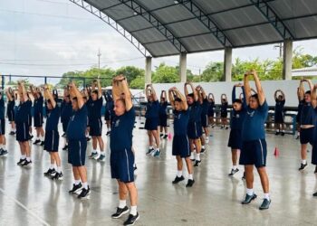 PM realiza treino físico conjunto para os Policiais Militares da Capital