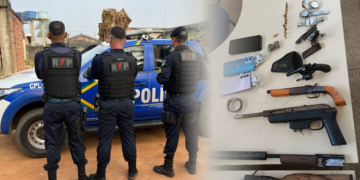 Ji-Paraná – Polícia Militar desarticula dupla suspeita de roubo com tortura em sítio na zona rural.