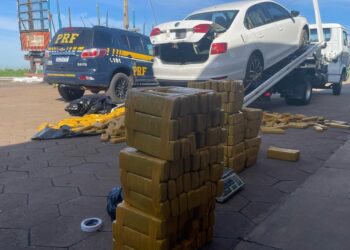 PRF apreende 314 Kg de maconha em Bataguassu (MS)