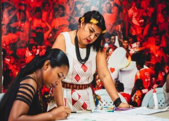 Toada do Boi-Bumbá Garantido homenageia associações de empreendedores indígenas do Amazonas beneficiadas pela FAS