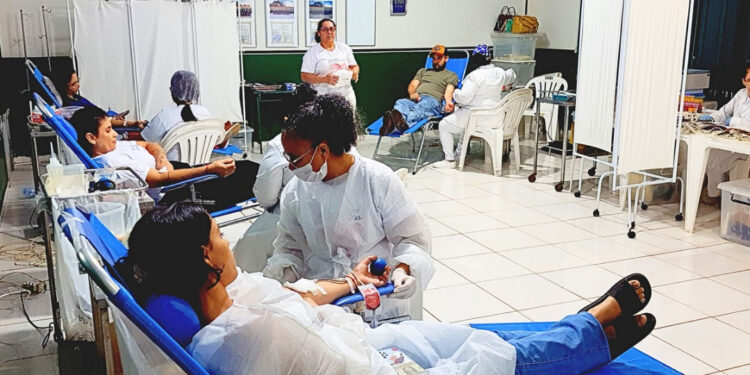 Ação itinerante do governo de RO garante 220 bolsas de sangue em Colorado do Oeste e Theobroma