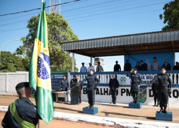 Passagem de comando – 6º Batalhão policia 400 km de fronteira com a Bolívia