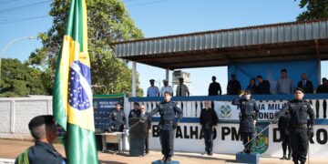 Passagem de comando – 6º Batalhão policia 400 km de fronteira com a Bolívia