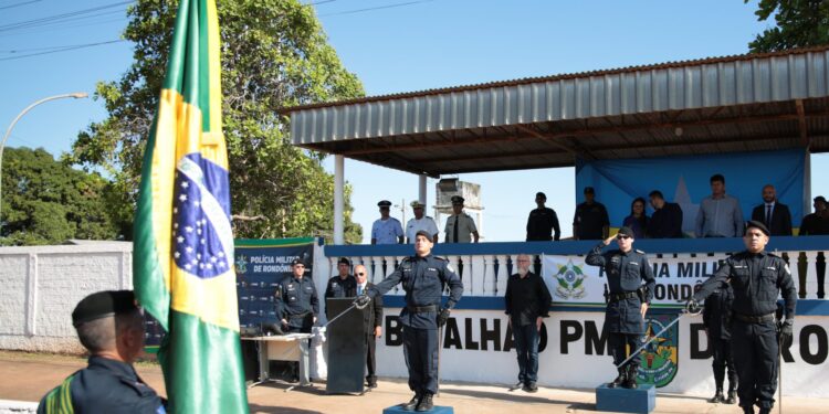 Passagem de comando – 6º Batalhão policia 400 km de fronteira com a Bolívia