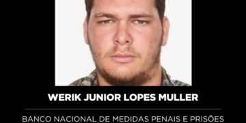 PROCURA-SE: WERIK JUNIOR LOPES MULLER FORAGIDO DA JUSTIÇA