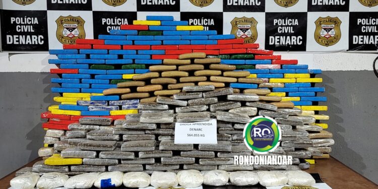 DENARC :APREENDE MAIS DE MEIA TONELADA DE DROGAS
