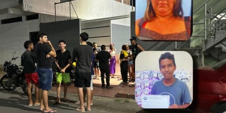 Mãe e filho que foram mortos por familiar são velados sob forte comoção no Jorge Teixeira – VEJA O VÍDEO