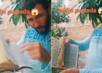 Homem que gravou vídeo queimando Bíblia é encontrado morto no Ceará; VEJA O VÍDEO