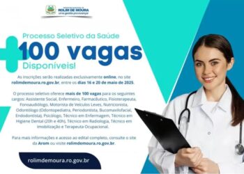 Prefeitura de Rolim de Moura anuncia processo seletivo para a saúde