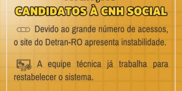 NOTA DO DETRAN: Inscrições para o programa CNH Social serão abertas nesta sexta-feira, 30, a partir da 10h