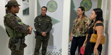 Ministério Público fortalece parceria com a Polícia Ambiental em visita institucional