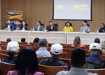 Maio Amarelo: Em evento para a comunidade, MP faz sensibilização por trânsito seguro em Ariquemes