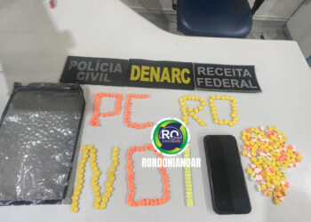 DENARC: Apreende 336 comprimidos de ecstasy em Ariquemes durante Operação Fronteira Segura