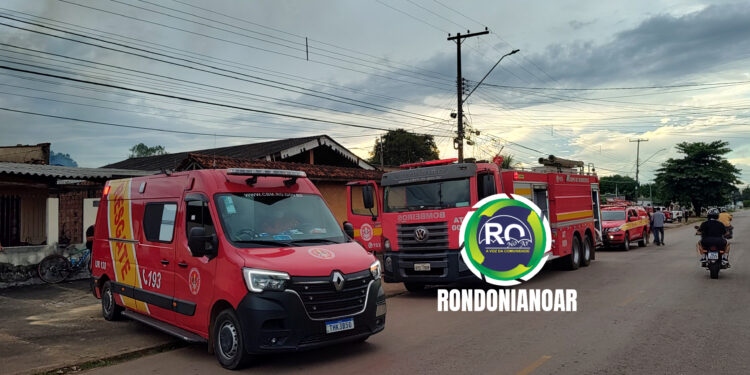Urgente: Residência é consumida pelo fogo em Porto Velho-RO – VEJA O VÍDEO
