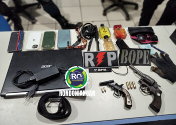 Rádio Patrulha do 1 BPM e BOPE prendem quadrilha armada após roubo em residência no bairro Lago