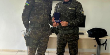 Comandante do BPA agradece ao 4º BPM pela honraria concedida em reconhecimento aos serviços prestados