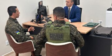 Comandante do BPA realiza agenda institucional em Machadinho d’Oeste com visitas ao ERGA/SEDAM, SEMMA e Judiciário