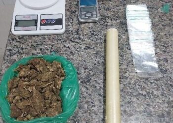 Polícia Militar prende suspeito por tráfico de drogas próximo a escola em Cacoal
