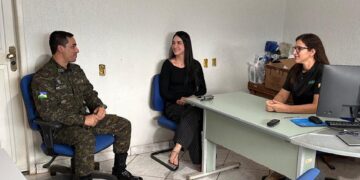 Comandante do BPA realiza visita institucional ao ERGA/SEDAM e à Diretoria de Meio Ambiente em Alta Floresta d’Oeste