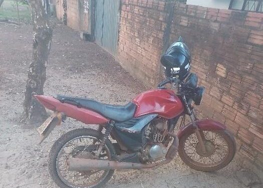 10º BPM – Polícia Militar em recupera motocicleta furtada em Rolim de Moura/RO