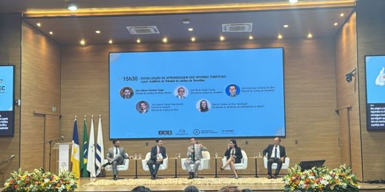 Justiça Itinerante de RO é destaque no Fórum Nacional de Mediação e Conciliação