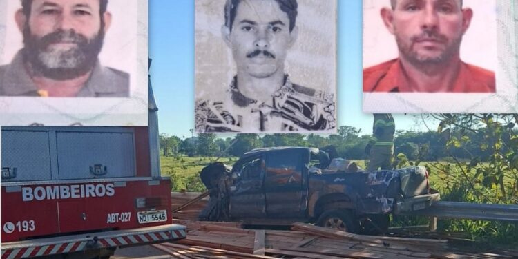 Identificadas as três vítimas fatais de grave acidente na BR 364; Todos eram irmãos