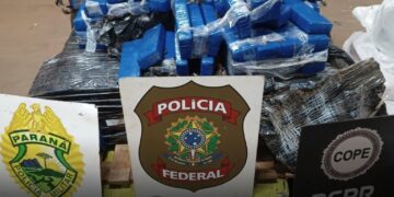 PF, PM e Polícia Civil apreendem 300kg de maconha em ação conjunta em Foz do Iguaçu
