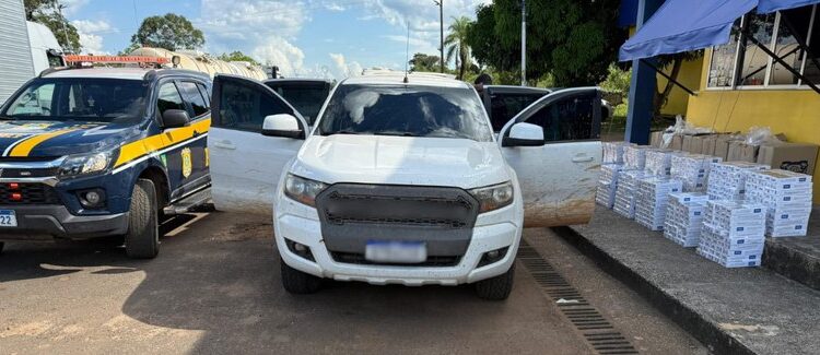PRF em Rondônia apreende cerca de 20.000 maços de cigarros