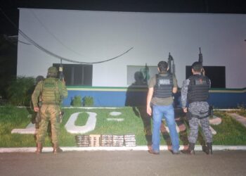Droga é apreendida pelas forças de segurança no interior de Rondônia