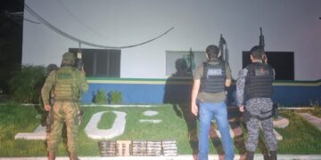 Droga é apreendida pelas forças de segurança no interior de Rondônia